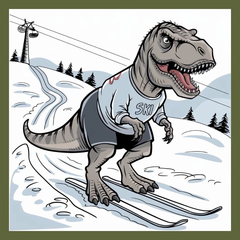 Ski-Rex, T-Rex