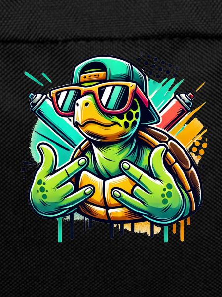 Cool turtle with sunglasses