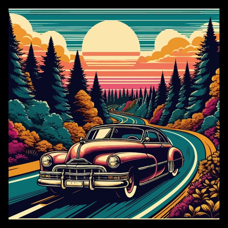 A journey through a picturesque forest