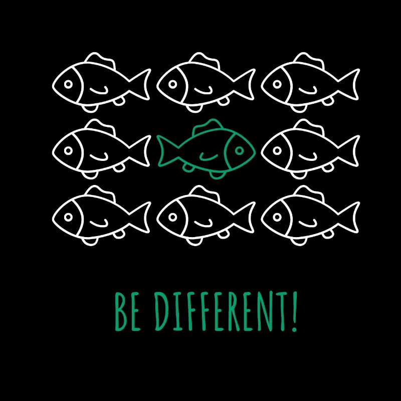 Être différent! -Être différent! École de poissons