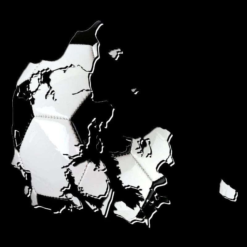 Denmark map frames real football