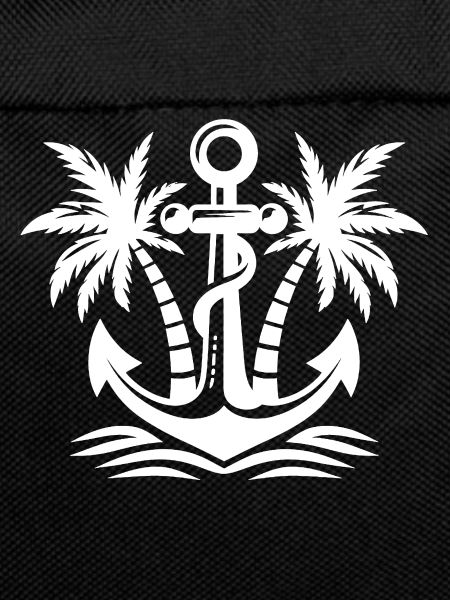 Anker mit Palmen Logo