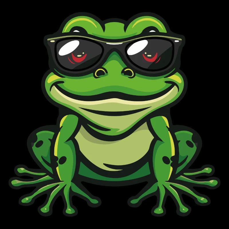 Frosch Comic Cool