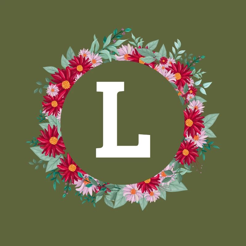Buchstabe l Blumenkrone