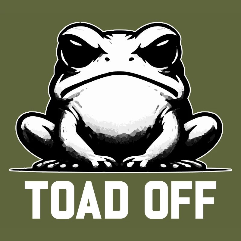 Vintage Frog Toad Meme Grumpy Frog Don't Toad Me