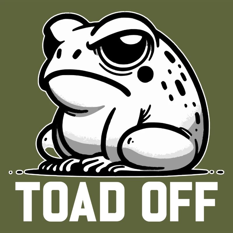 Vintage Frog Toad Meme Grumpy Frog Don't Toad Me