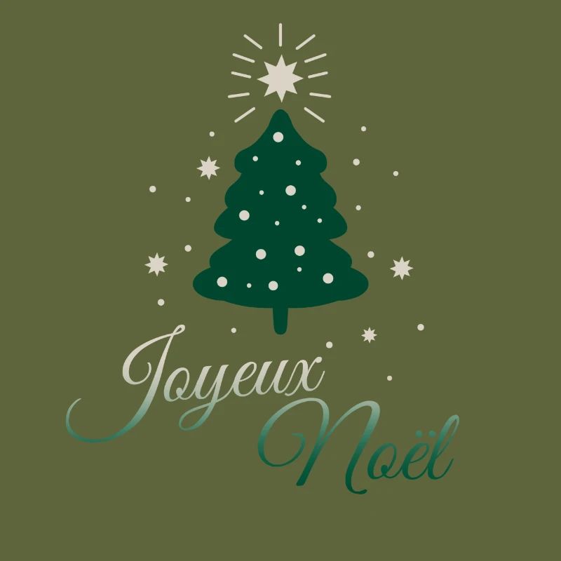 Silver and green tree: sobriety and elegance