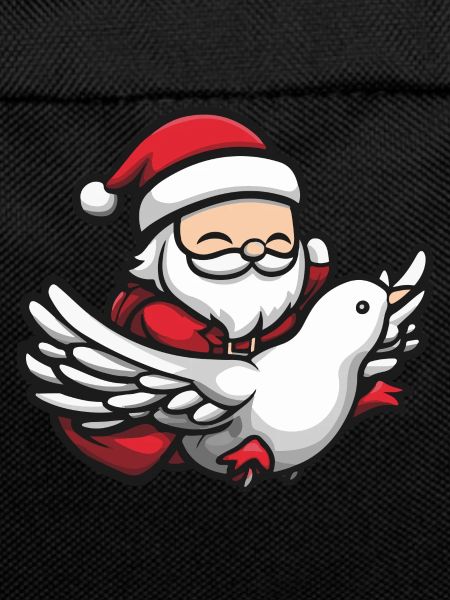 Dove Bird Santa Claus Cartoon
