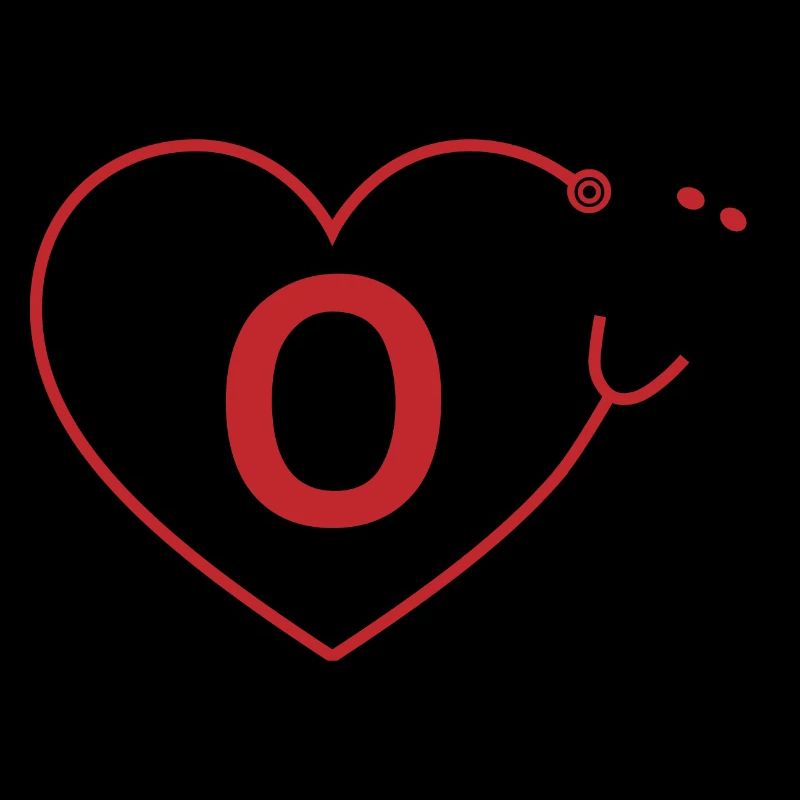 Letter o Stethoscope