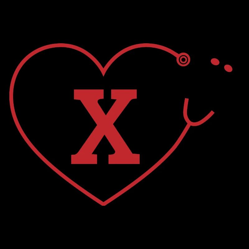 Letter x Stethoscope
