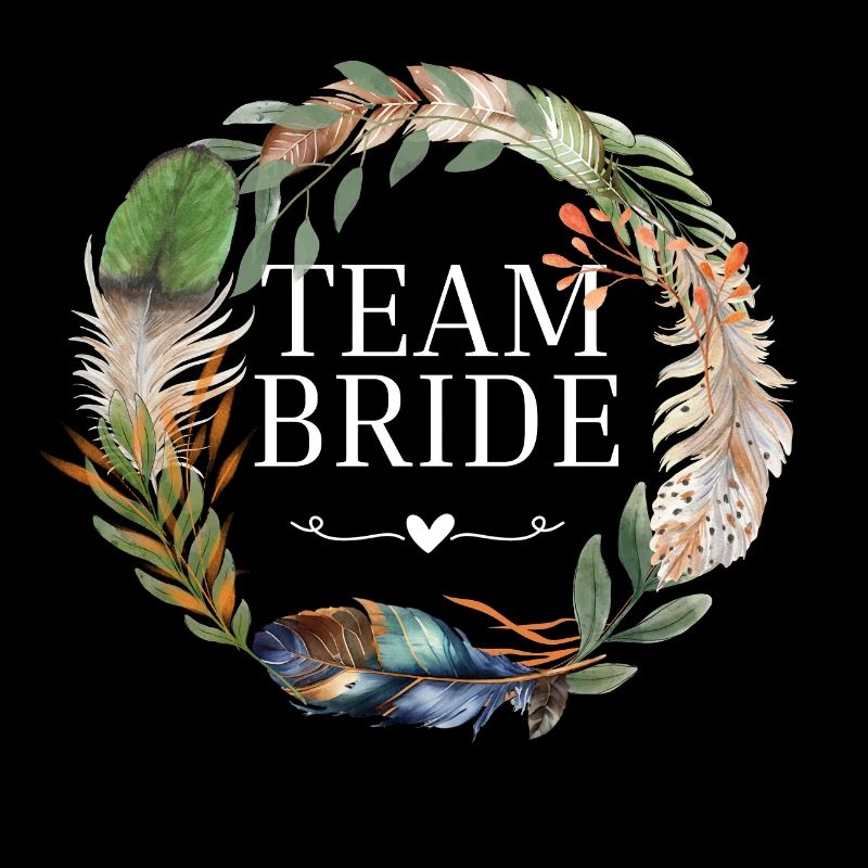 Team bridle wreath boho flowers