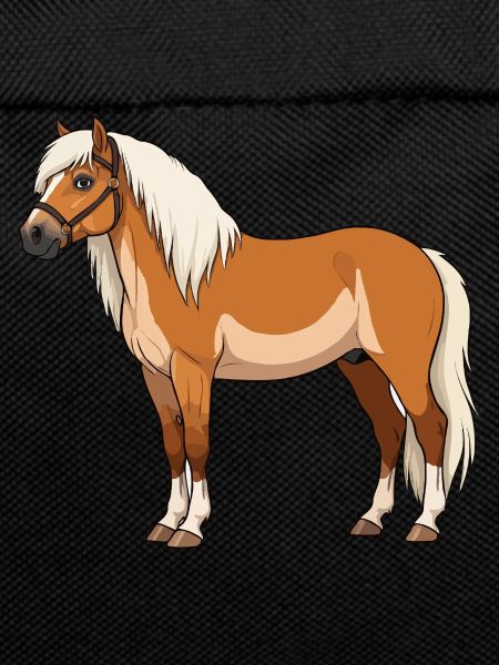 Haflinger bangs réel