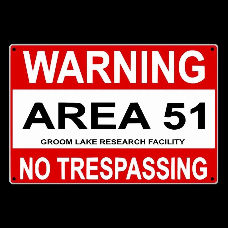 AREA 51 Schild