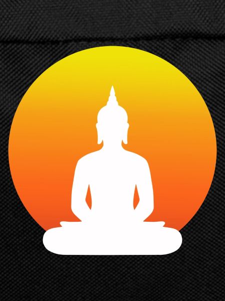 Buddha sitting cross-legged