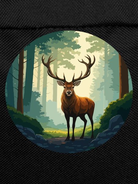 Rotwild im Wald