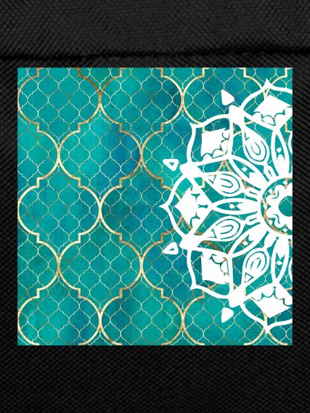 Teal Mandala Moroccan Art