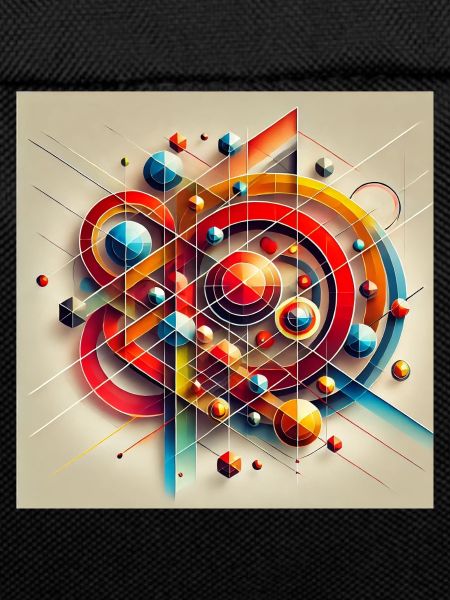 Colour explosion of shapes