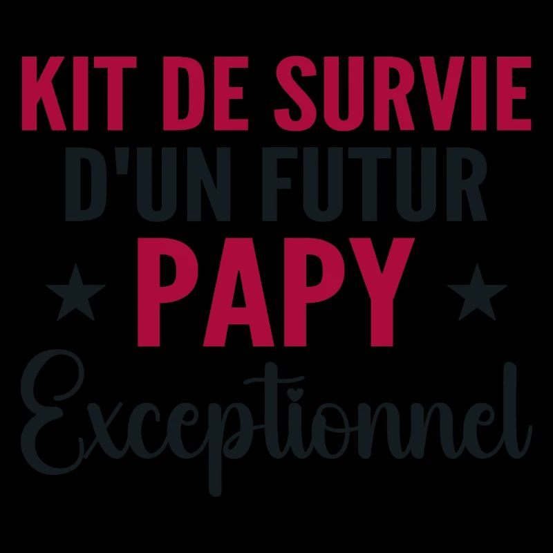 Personalized Grandpa-to-be Survival Kit Gift