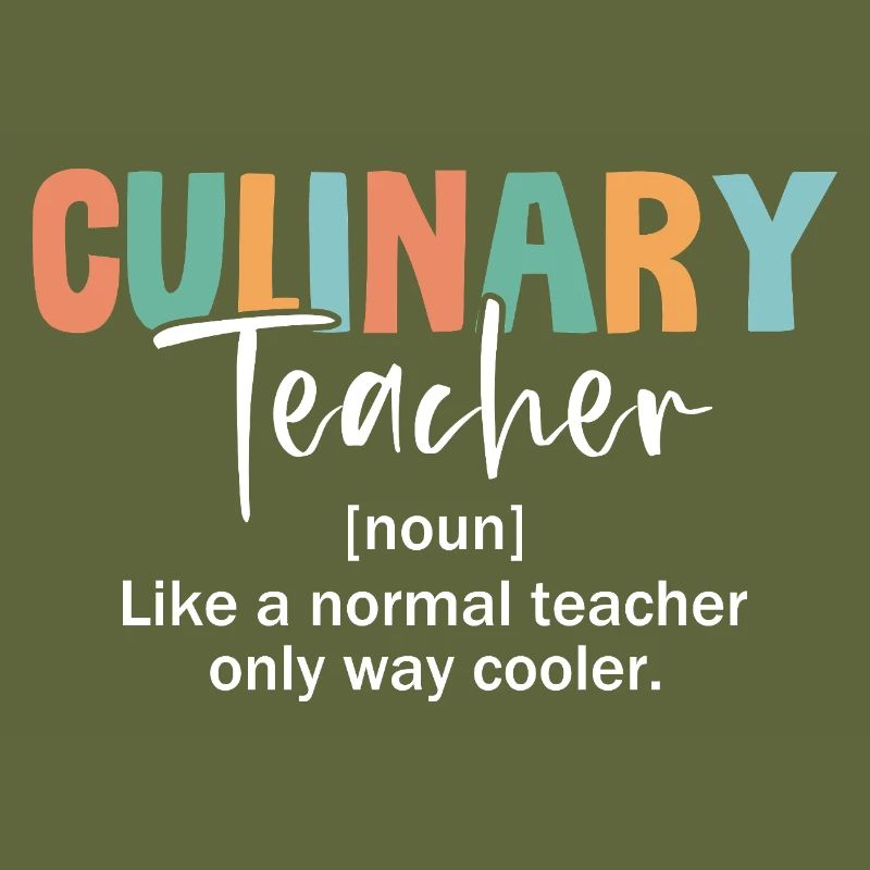 Cool Culinary Instructor Definition