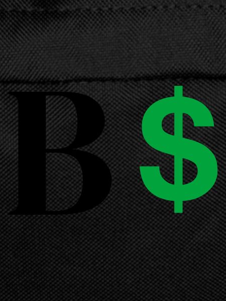 Letter b dollar