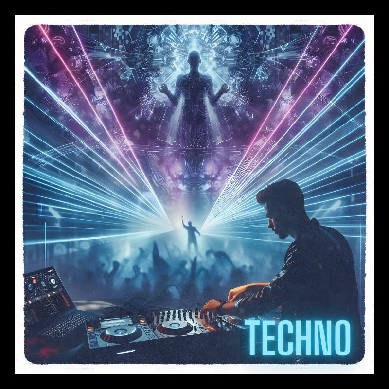 DJ mit Lasershow