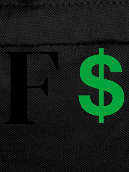 Letter f dollar