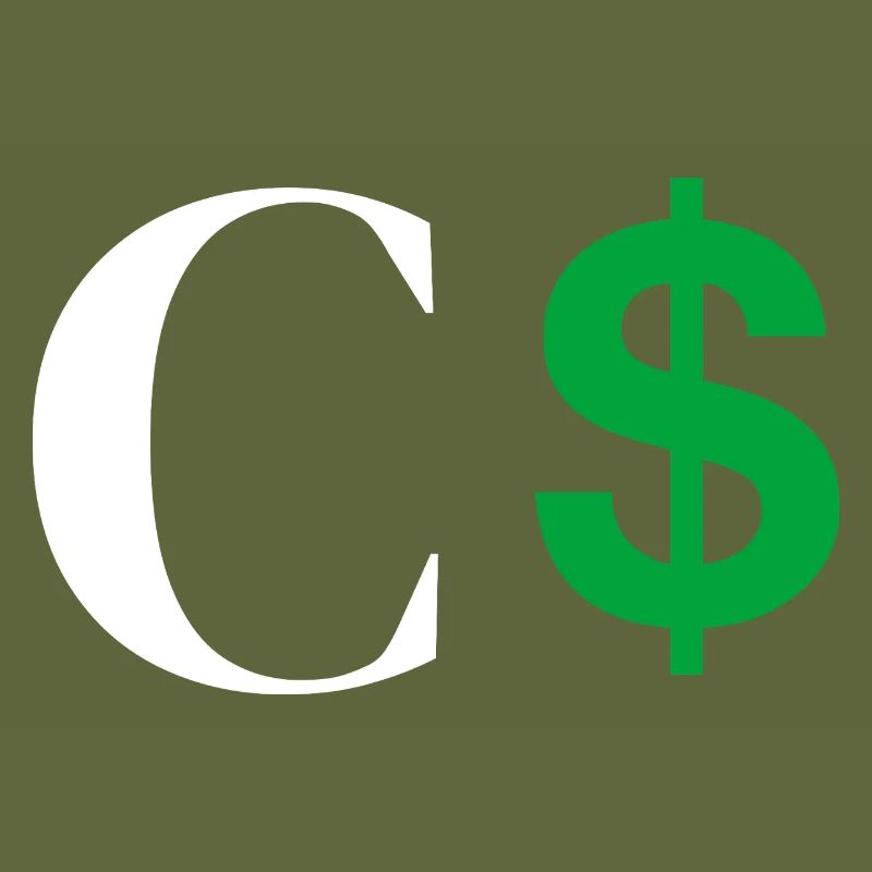 Buchstabe c Dollar
