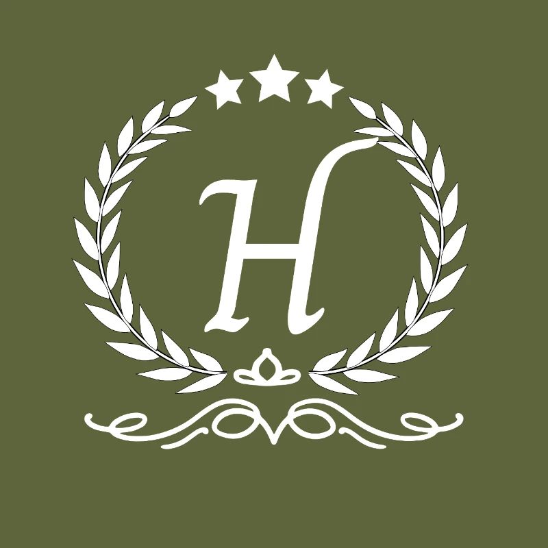 Buchstabe h Krone