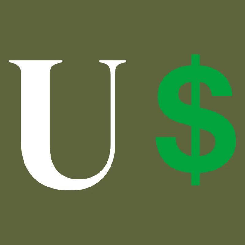 Buchstabe u Dollar