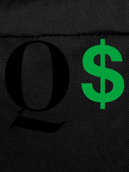 Letter q dollar