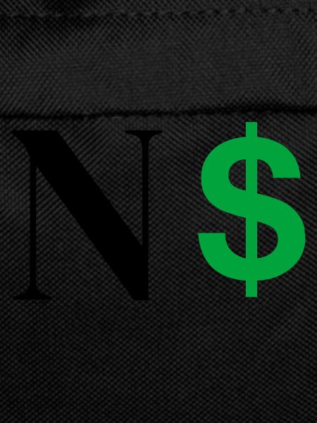 Letter n dollar