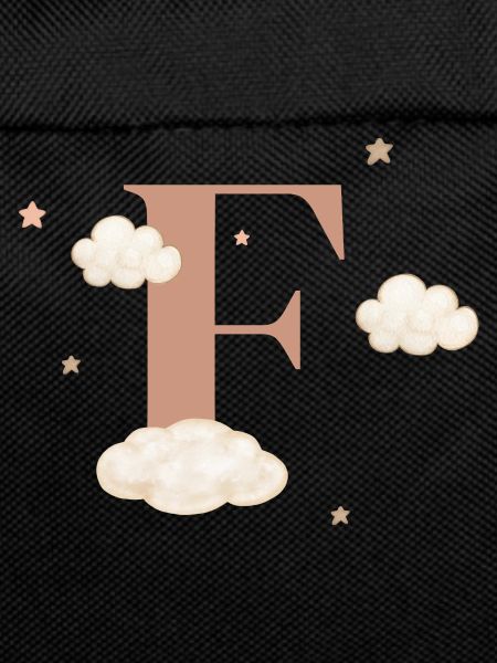 Letter f clouds stars