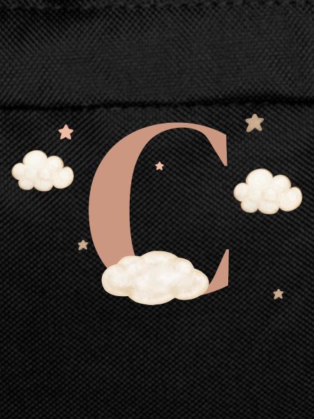 Letter c clouds stars