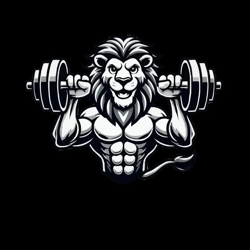 lion bodybuilder animal