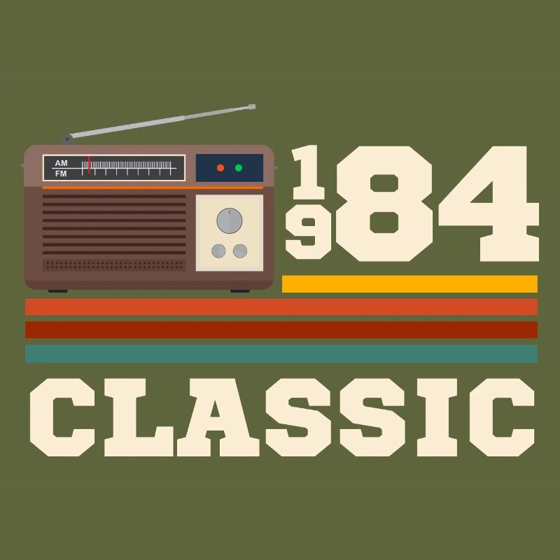 Anniversary 1984 retro classic