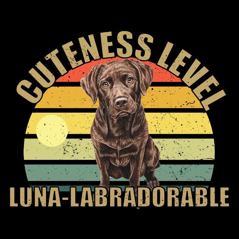 Luna brown labrador cute level labradorable