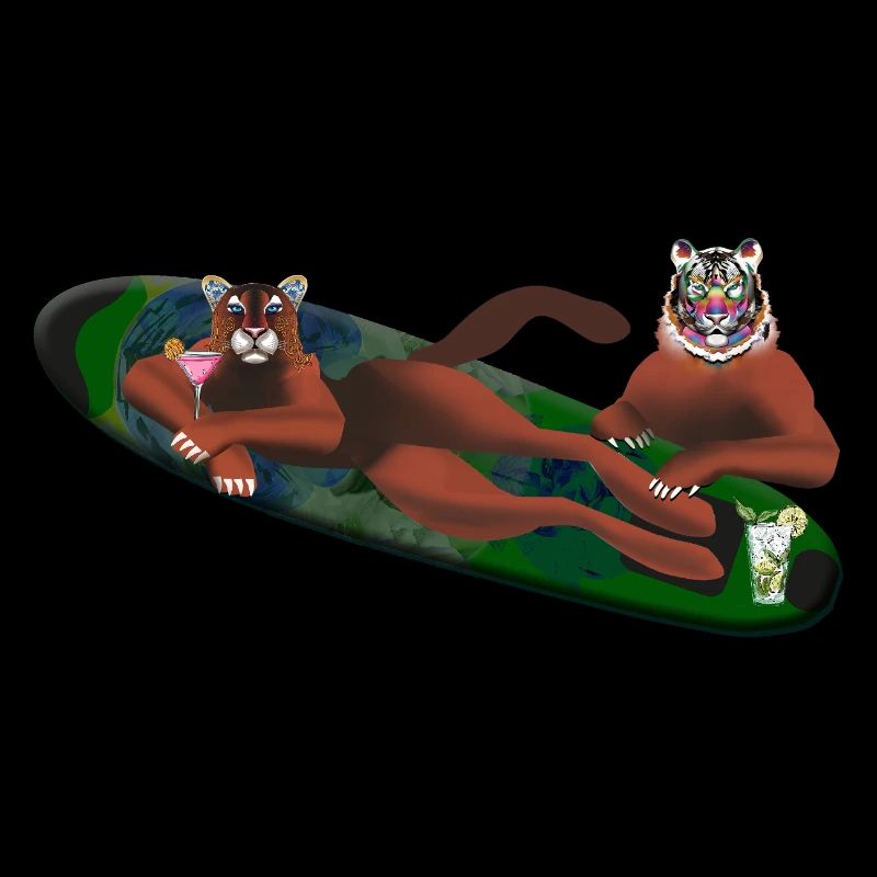 Tigres dans l’eau