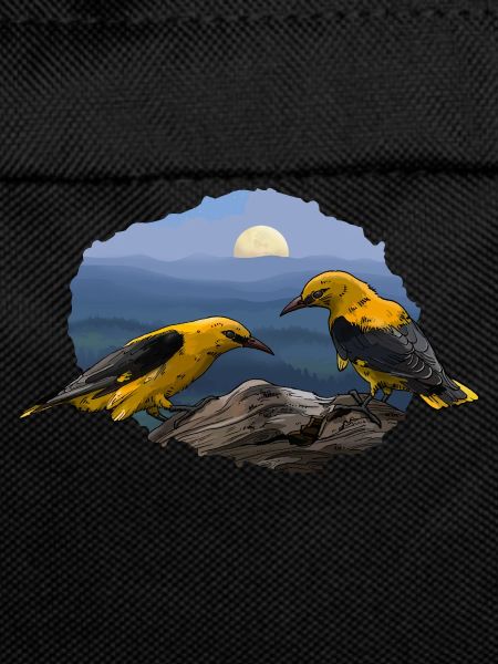 Orioles in the moonlight