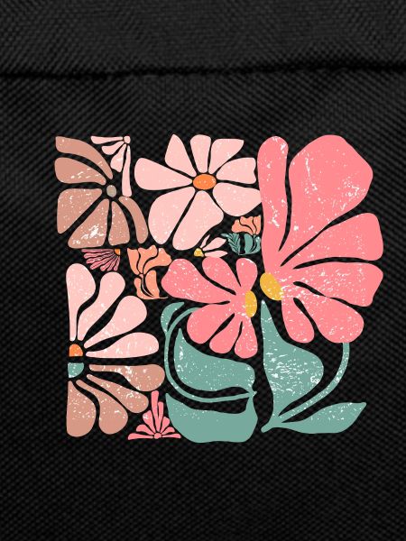 Groovy Retro Pink Flowers