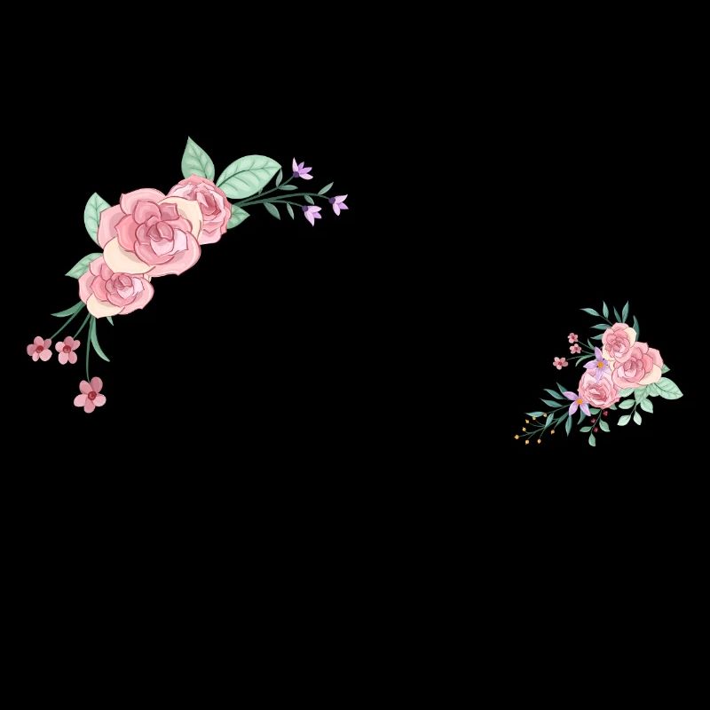 Buchstabe v Blumen