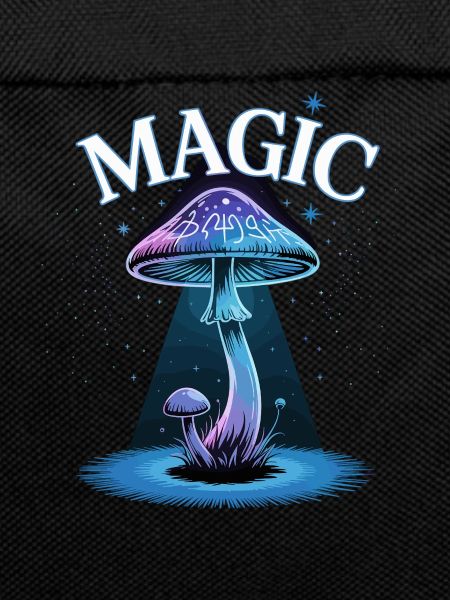 Magic mushroom in starlight