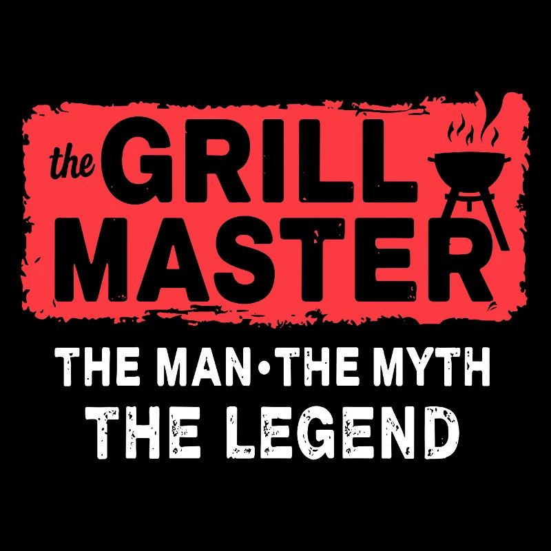The Grillmaster BBQ Grilling Cult Saying