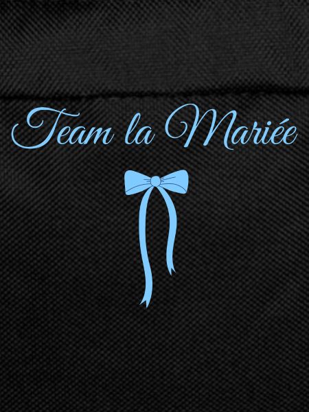Team The Bride Blue Bow