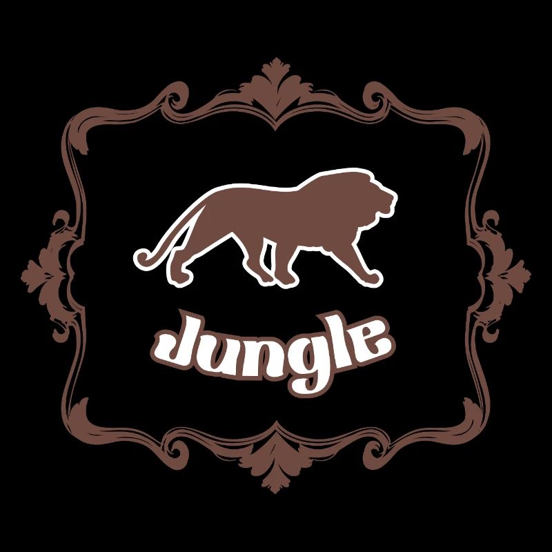 Lion et jungle