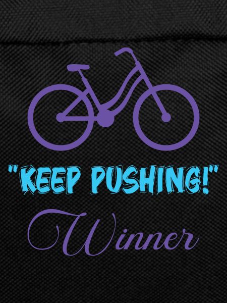 Keep Pushing – Symbolic Bike-Inspired Design