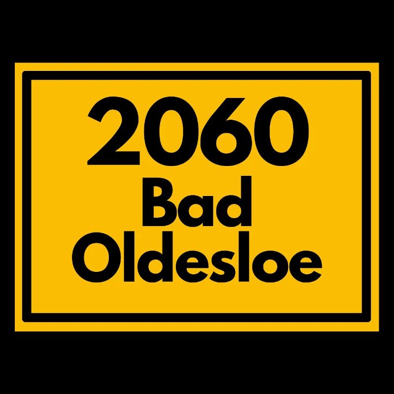 Town sign - then old zip code 2060 BAD OLDESLOE