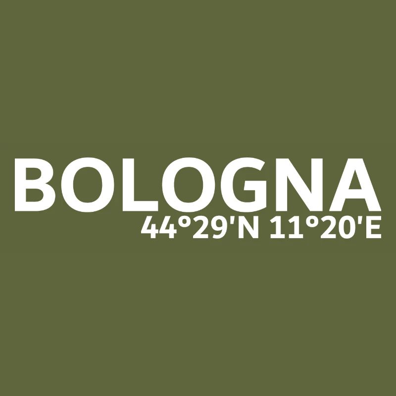 Coordonnées de Bologne