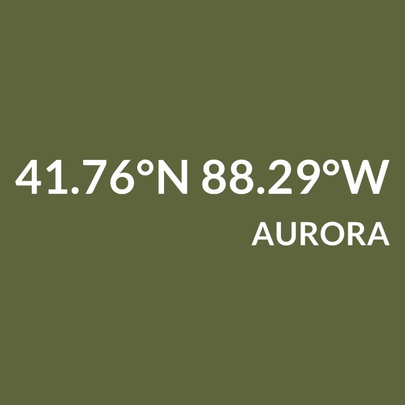 Aurora Illinois USA Coordinates