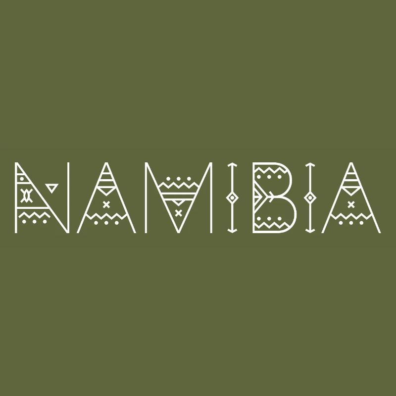 Namibia lettering
