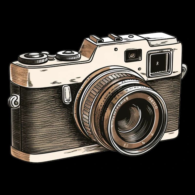 Camera Retro Drawing
